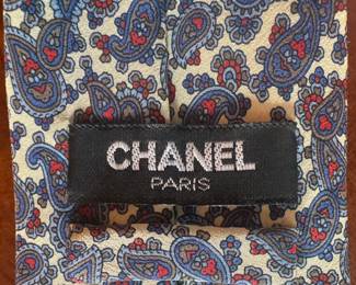 Men's Chanel Paisley Necktie