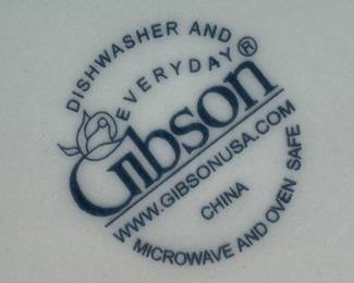 Large Gibson China Collection
