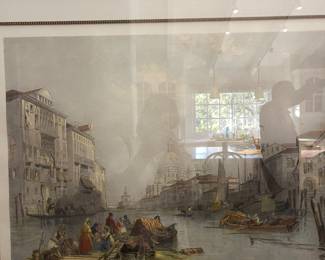Engraving of the Grand Canal 