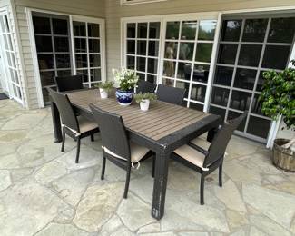 Patio table and chairs