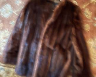 Mink Shirt coat - I think size med