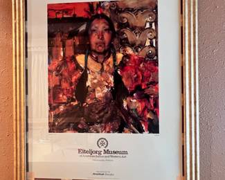 Indianapolis Eiteljorg Museum of American Indian and Western Art 1989 Grand Opening Poster