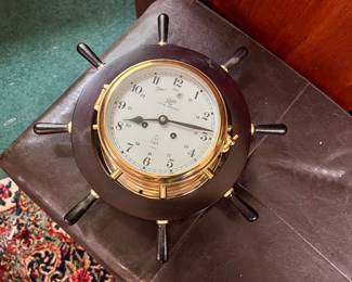 8 Day Schatz Royal Mariner Ships Wheel Chime Clock