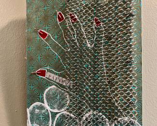 Mixed Media "Nails" Artwork