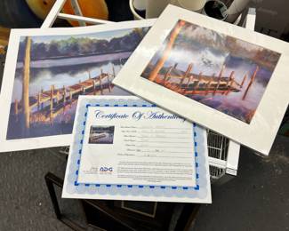 Gliclee Print "Whiskey Creek" by Jane Mayer, Gliclee Print "Peaceful Creek" by Jane Mayer