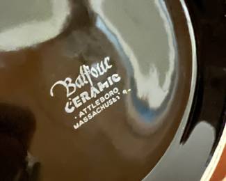 Balfour Ceramic "Massachusetts Institute of Technology" Black/Gold Stein 