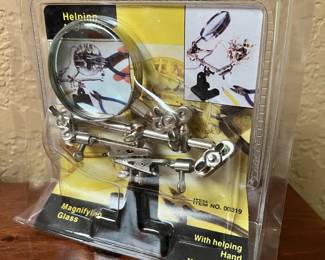 Helping Hands Magnifying Glass with Stand and Alligator Clips