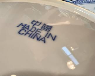 Chinese Rice Grain Eye Dragon Themed Salad Plates 