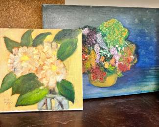 Impressionist Floral Paintings by Jane Mayer