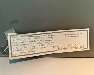 1982 Conarck Asian Silk Painting 