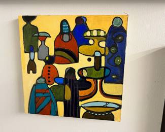 Abstract Acrylic Painting of by Jane Mayer