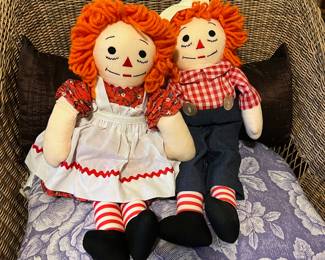 Raggedy Ann & Andy Plush Dolls