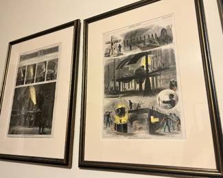 Framed Magazine Cover Print - "Scientific American Magazine" Volume 77, Issue 20 November 1897, Framed Print of 1876 Steel Manufacturing Steel Mill Workers 