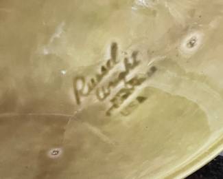 Russel Wright by Steubenville Yellow Gravy Boat & Bean Pot