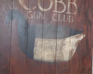 Cobb gun club sign 