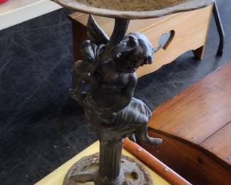small cast iron birdbath 