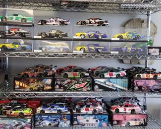 Massive diecast racecar collection