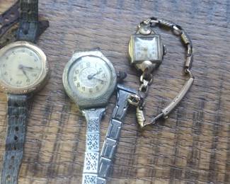 vintage watches some gold filled 