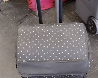 crafts rolling bag and contents 