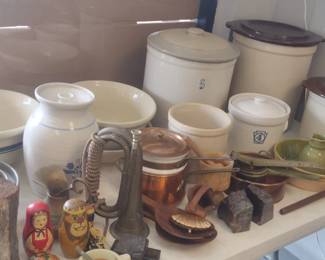 crocks, salt glaze and more 