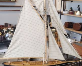 planked sailing ship model 