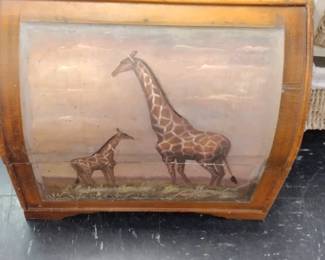 giraffe scene storage box 