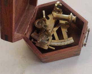 nautical brass sextant 