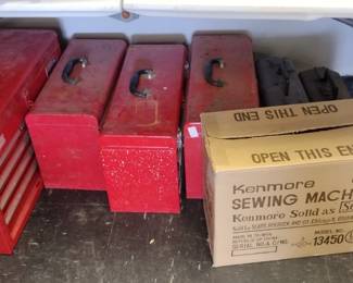 Tool boxs packed with tools 