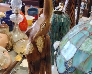 ornate elephant with trunk up for Goodluck 