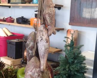 terra cotta hanging fish 