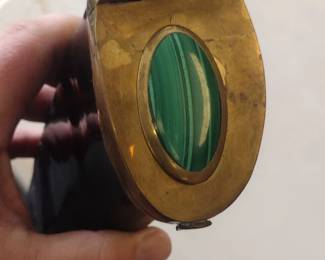 vintage horn with storage 