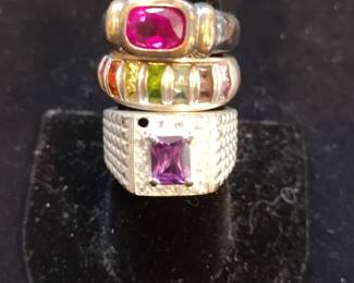 sterling silver rings 