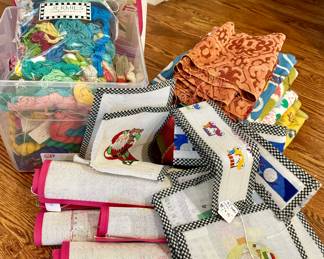 Blank canvas - bags of thread