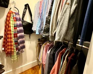 Men's clothing and shoes too!