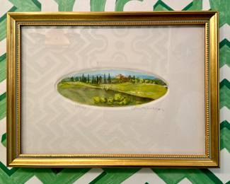 Signed and numbered -  watercolor