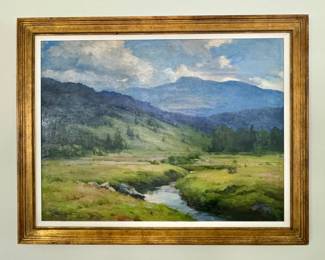 Marian Parkhurst Sloane (1876-1954) oil on canvas, 30" x 40" wide