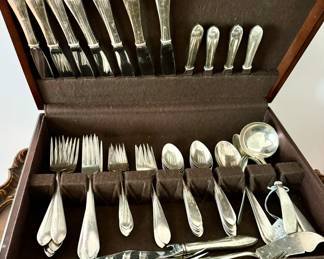 2 sets of Sterling silver flatware