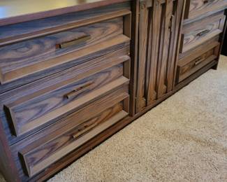MCM dresser with 2 mirrors