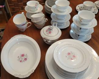 Summit china Dawn Rose pattern