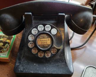 Bakelite rotary phone