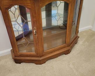 Mirrored curio cabinet