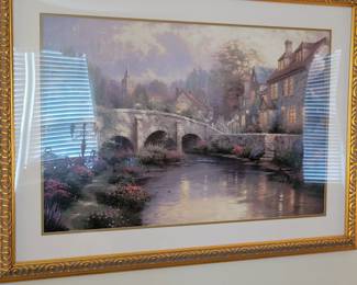 Thomas Kinkade framed print