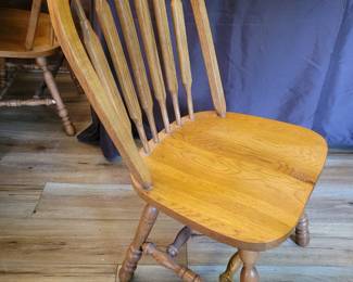 Set of four kitchen chairs