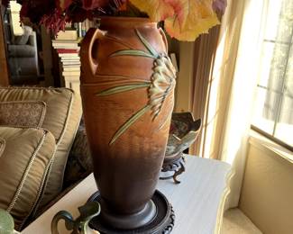 Multiple Pieces by Roseville. Including this HUGE vase!