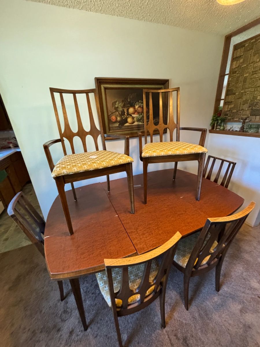 Broyhill Brasilia Table and 6 Chairs