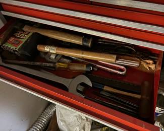 Assorted tools and shop items