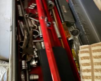 Assorted tools and shop items