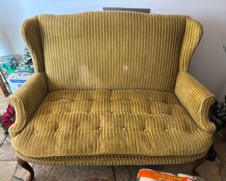 Gold Settee