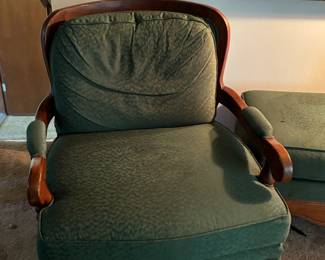 There are two of these chairs and one ottoman