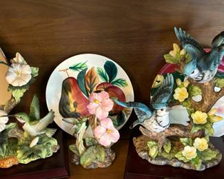 Ceramic Bird Figures